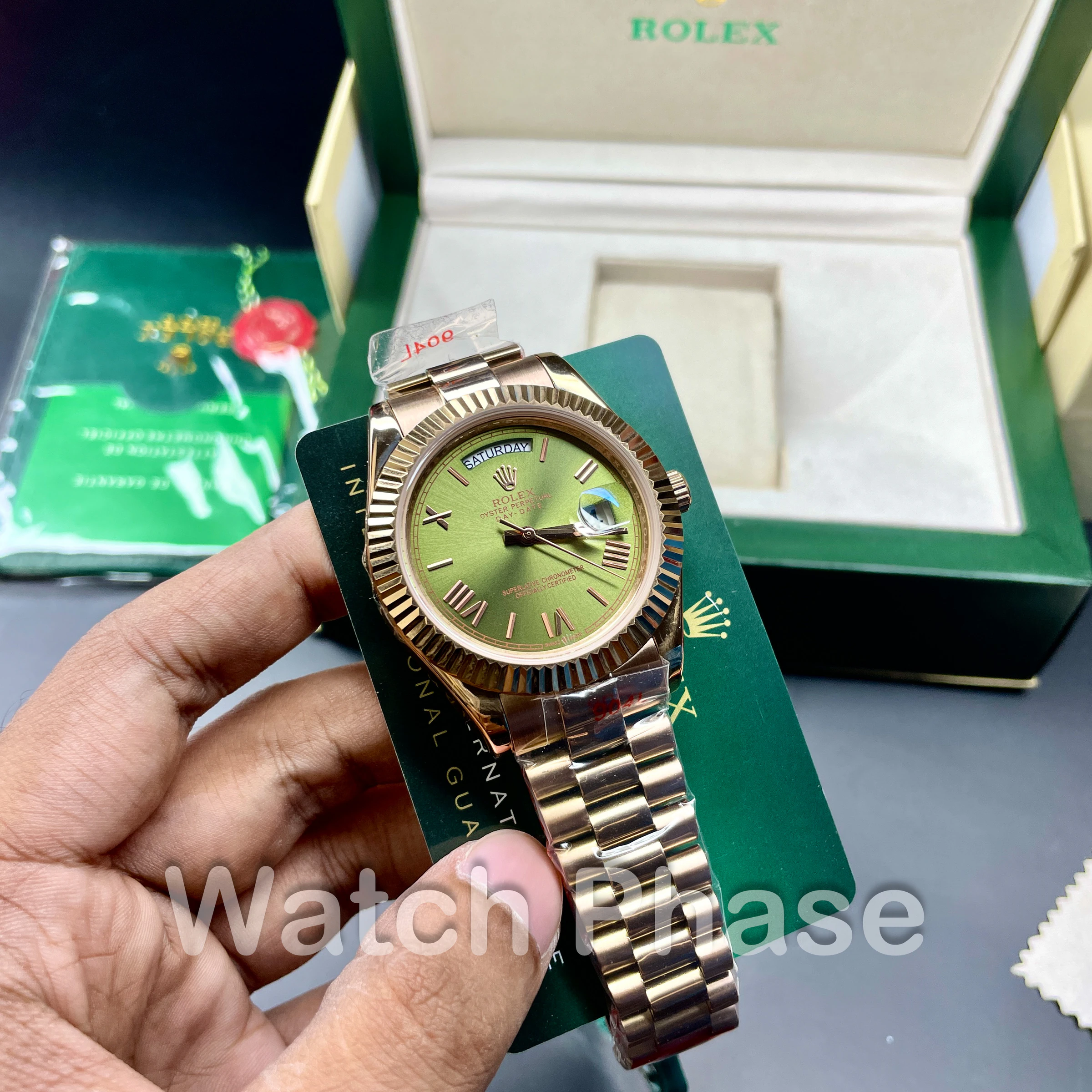 Rolex Day-Date Olive Green Dial