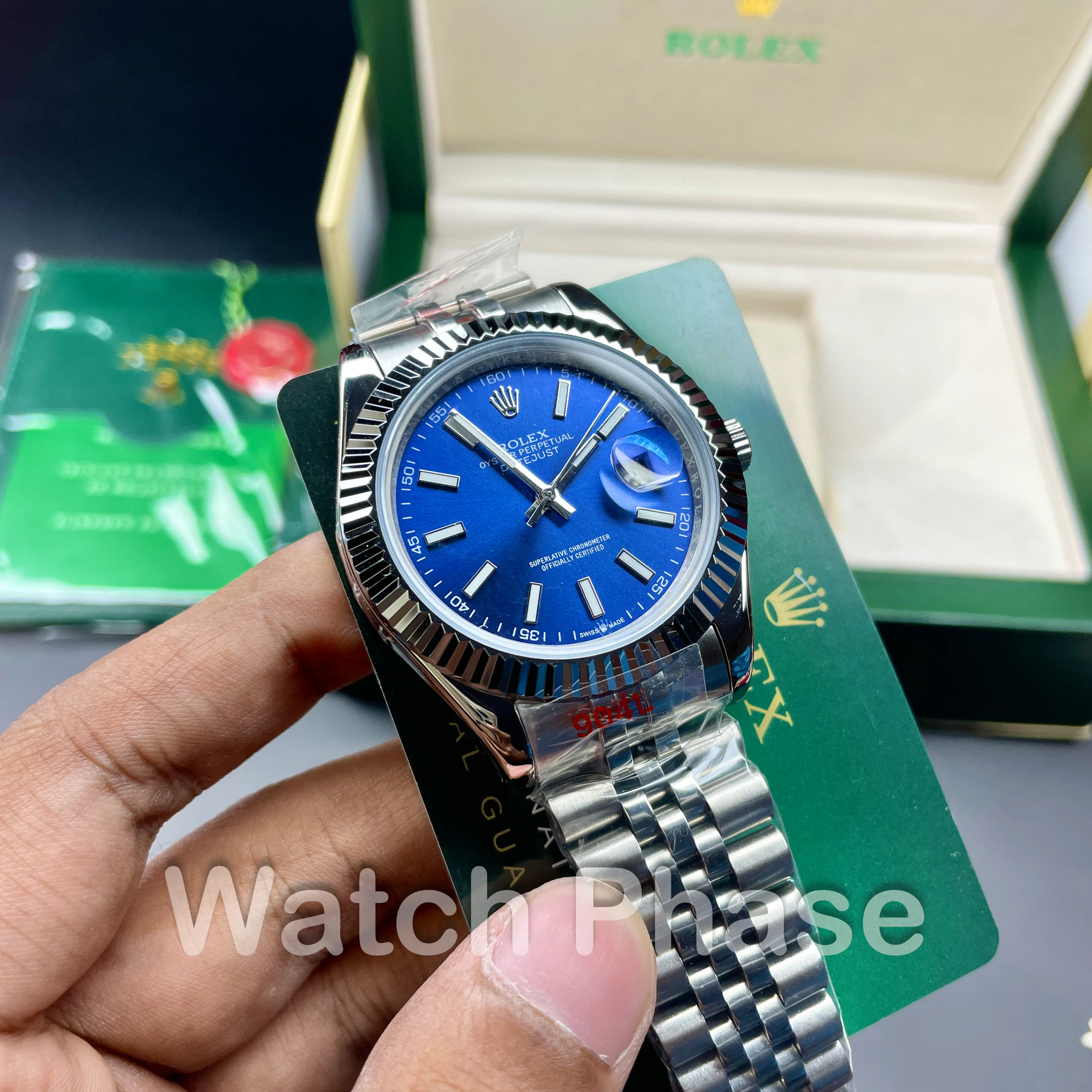 Rolex Datejust Blue Dial